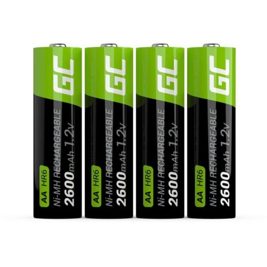 Batterie rechargeable Green Cell GR01 AA NiMH 2600mAh 1,2V lot de 4