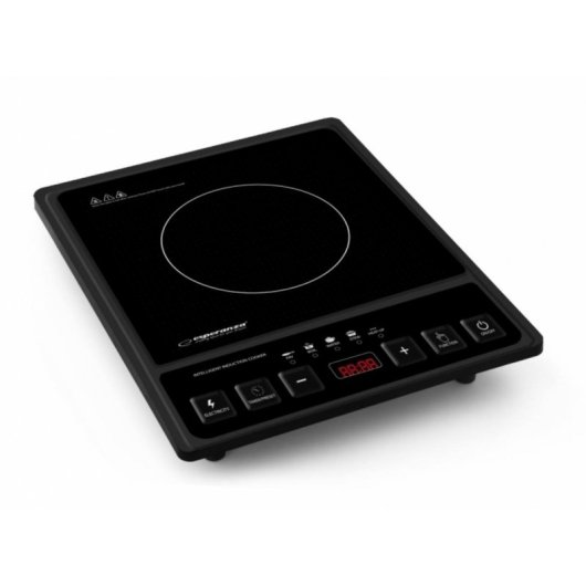 Induktionskochfeld Esperanza EKH011 Schwarz 2000W 1 Kochzone Touch Timer