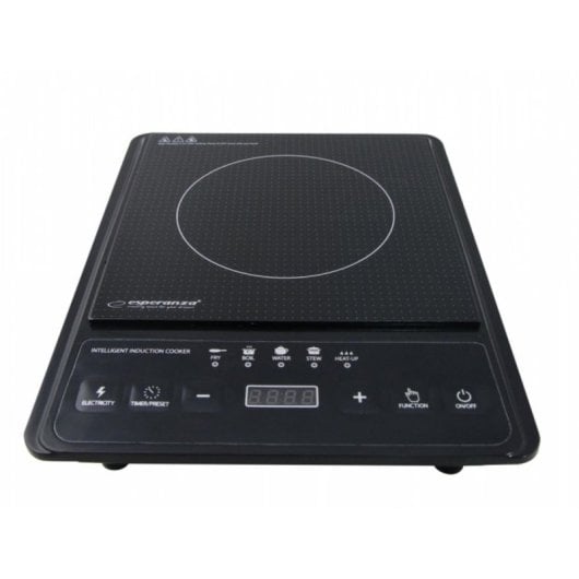 Induktionskochfeld Esperanza EKH011 Schwarz 2000W 1 Kochzone Touch Timer