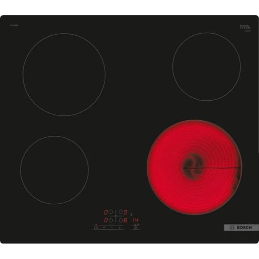 Plaque de cuisson Bosch PKE611BB2E 4 zones 60 cm vitrocéramique tactile
