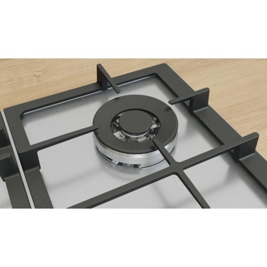 Plaque de cuisson Bosch Serie 6 PCH6A5I90 gaz 60 cm 4 zones inox