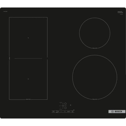 Plaque à induction Bosch PVS61RBB5E Série 4 60 cm 4 zones verre céramique noire