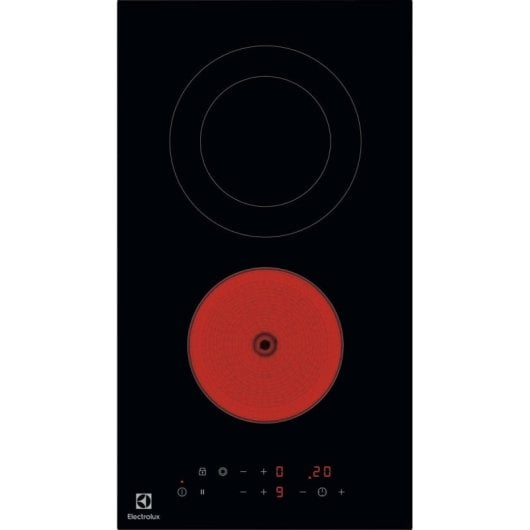Placa Electrolux LHR3233CK Cerâmica Integrada 30 cm 2 zonas Vidro Preto