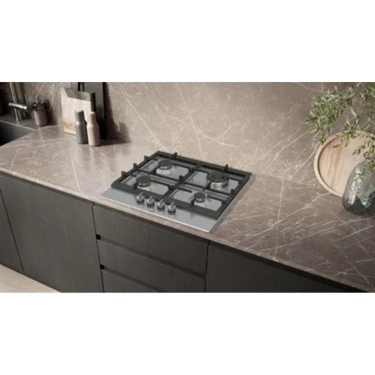 Plaque de cuisson gaz Siemens EC6A5HI90 60 cm 4 zones acier inoxydable