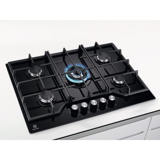 Placa a Gás Electrolux KGG75362K Integrada 74 cm 5 Zonas Preto