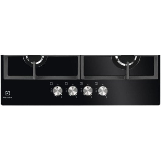 Placa a Gás Electrolux KGG6426K Vidro Preto 4 queimadores 56 cm Integrada