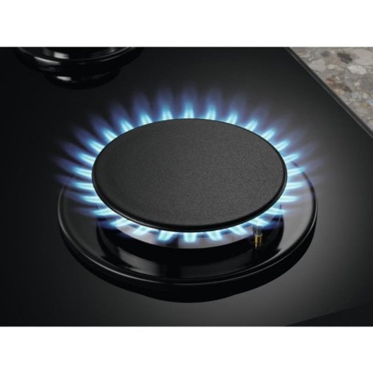Placa a Gás Electrolux KGG6426K Vidro Preto 4 queimadores 56 cm Integrada