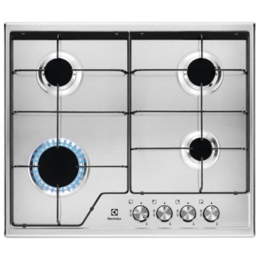 Placa a gás Electrolux KGS6424BX 60 cm Inox integrada 4 queimadores