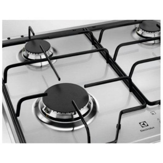 Placa a gás Electrolux KGS6424BX 60 cm Inox integrada 4 queimadores
