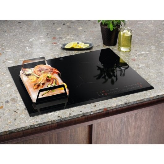 Placa de indução Electrolux EIV734 4 zonas 68 cm vidro preto integrada