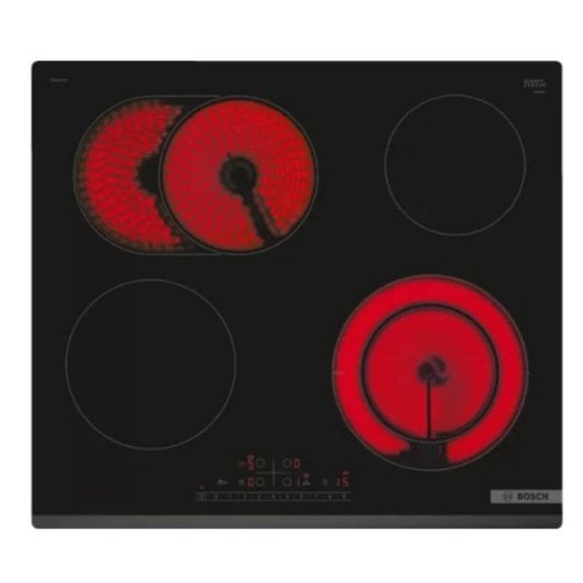 Plaque de cuisson Bosch Serie 6 PKN631FP2E 4 zones vitrocéramique intégrée noire