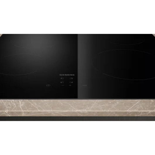 Plaque de cuisson Siemens iQ100 ET61RBEA1E 60 cm vitrocéramique 4 zones commandes tactiles