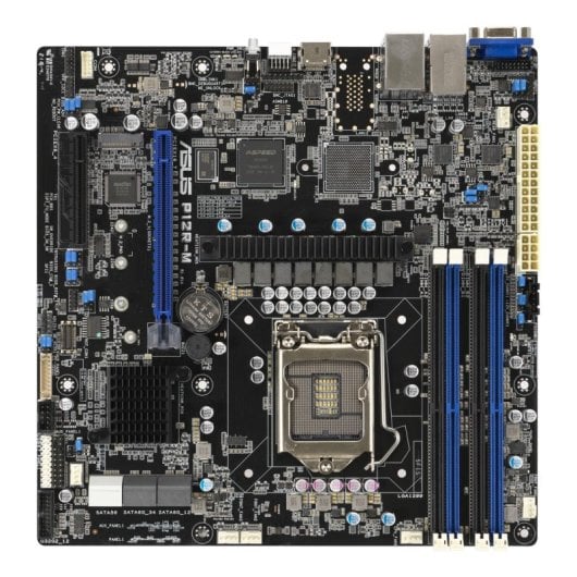 Motherboard ASUS P12R-M Intel C256 LGA1200 DDR4 ATX RAID BMC AST2600