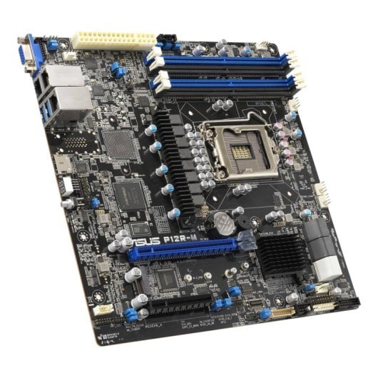 Motherboard ASUS P12R-M Intel C256 LGA1200 DDR4 ATX RAID BMC AST2600