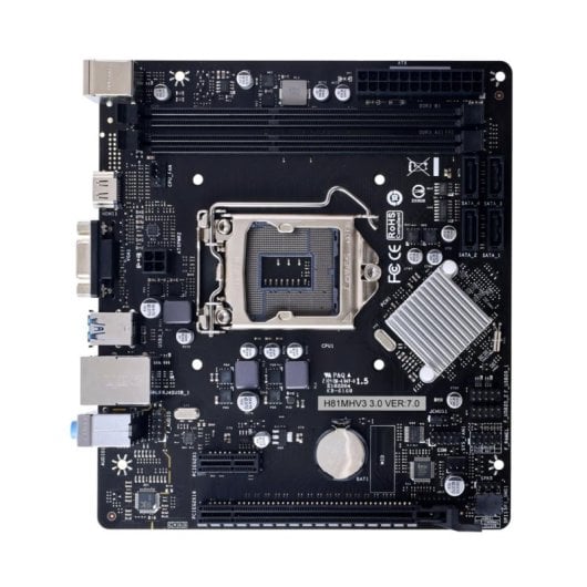 Motherboard Biostar H81MHV3 3.0 H81 LGA1150 DDR3 Micro-ATX Gigabit LAN