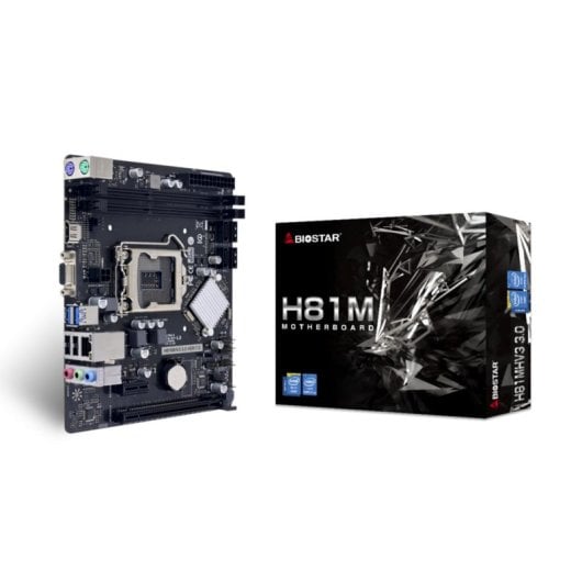 Motherboard Biostar H81MHV3 3.0 H81 LGA1150 DDR3 Micro-ATX Gigabit LAN