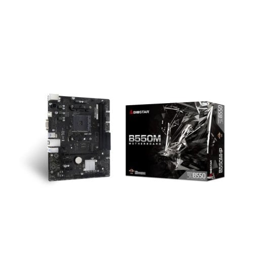 Motherboard Biostar B550MHP B550 Sockel AM4 DDR4 Micro ATX kein WiFi RAID