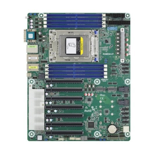 Motherboard Asrock ROMED8-2T AMD EPYC LGA4094 DDR4 ATX 10GbE M.2 RAID
