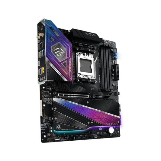 Motherboard Asrock X870 NOVA WIFI X870 AM5 DDR5 ATX WiFi 7 5GbE RGB
