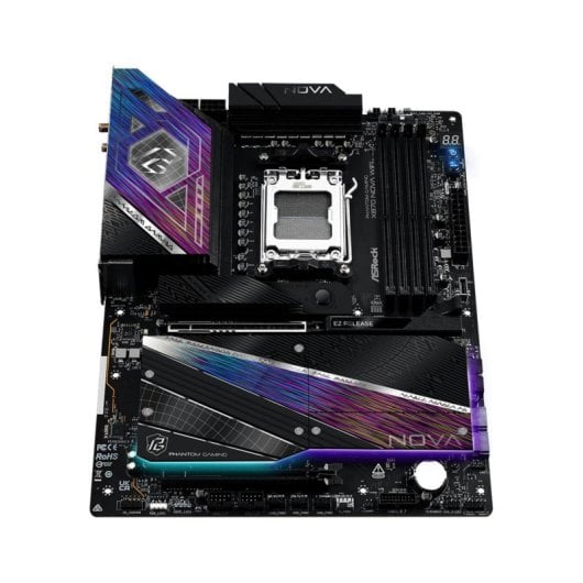 Motherboard Asrock X870 NOVA WIFI X870 AM5 DDR5 ATX WiFi 7 5GbE RGB