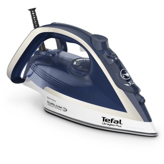 Plancha de vapor Tefal Ultimate Pure FV6812 2800W 260g/min Azul Plata