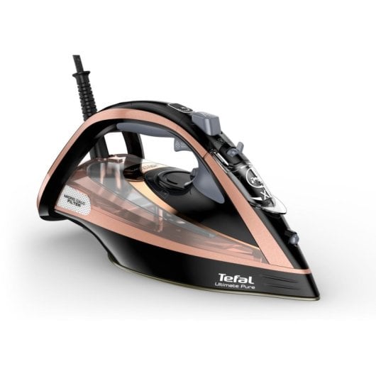 Plancha Tefal Ultimate Pure FV9845 Suela Durilium Autoclean 3100W Negra Cobre