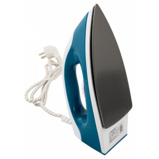 Ferro de viagem Esperanza TRAVEL IRON SMOOTHER 1200W azul branco soleplate antiaderente