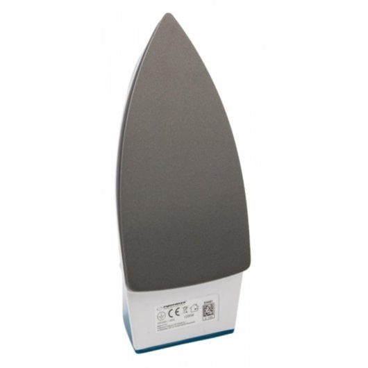 Ferro de viagem Esperanza TRAVEL IRON SMOOTHER 1200W azul branco soleplate antiaderente