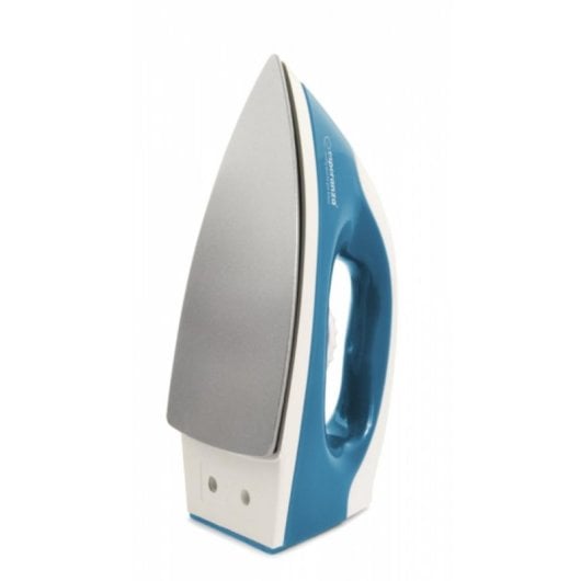 Ferro de viagem Esperanza TRAVEL IRON SMOOTHER 1200W azul branco soleplate antiaderente