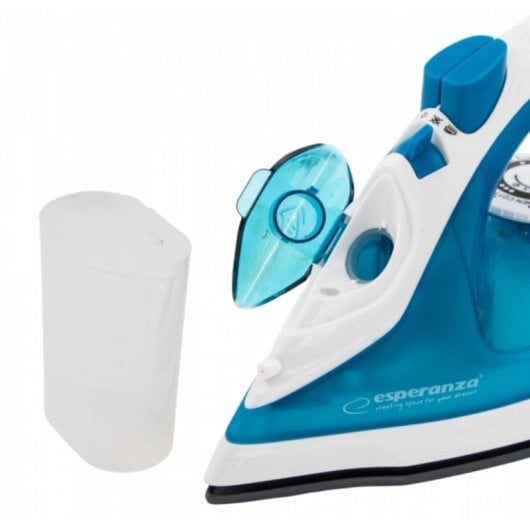Ferro a vapor Esperanza EHI002 base cerâmica 2200 W azul branco 1,4 m