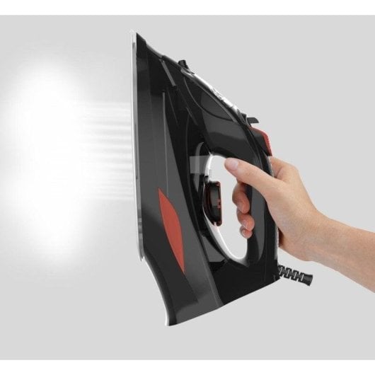 Plancha a vapor Black & Decker BXIR3000E suela cerámica 3000W negro naranja