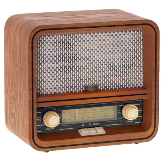 Radio Personal Camry CR 1188 Analógica AM FM 10 W Madera Bluetooth USB AC