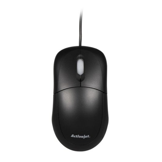 Souris Activejet AMY-146 USB 1000 DPI Noire Ambidextre Plug & Play