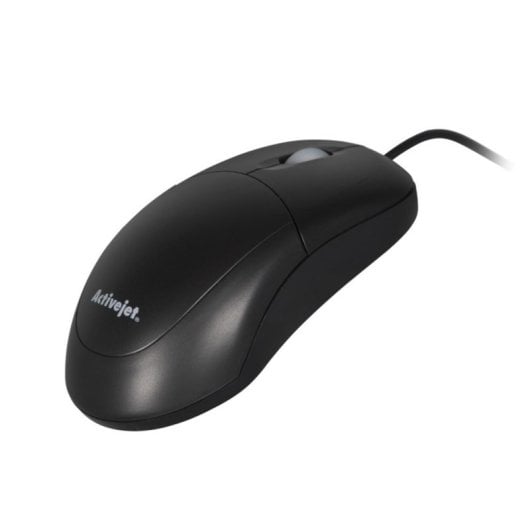 Souris Activejet AMY-146 USB 1000 DPI Noire Ambidextre Plug & Play