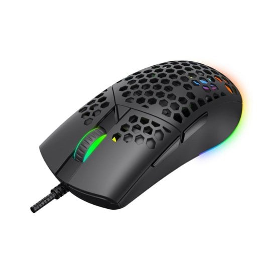 Mouse Havit MS1036 USB 7200 DPI Nero Ambidestro 7 Pulsanti Illuminazione RGB