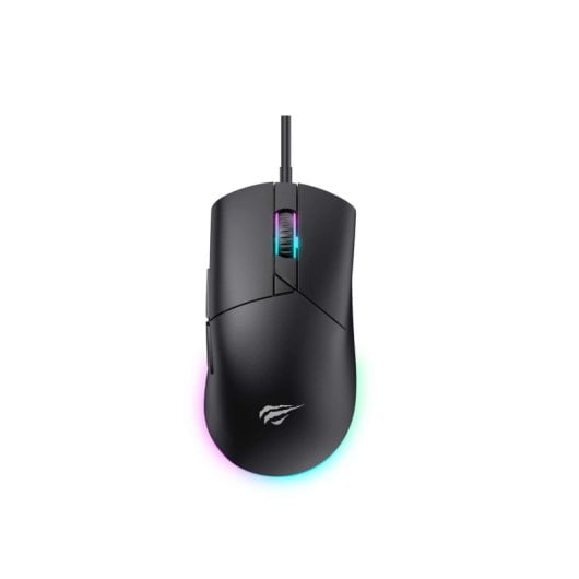 Ratón Havit MS1038 USB 8000 DPI Schwarz RGB 7 Tasten Ambidextrous