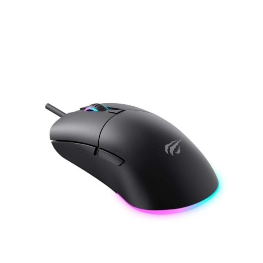 Ratón Havit MS1038 USB 8000 DPI Schwarz RGB 7 Tasten Ambidextrous