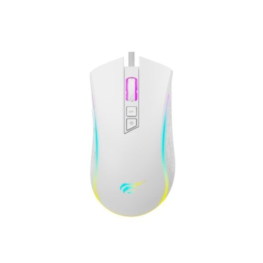 Maus Havit MS1034 USB 4800DPI Weiß Ergonomisch 7 programmierbare Tasten