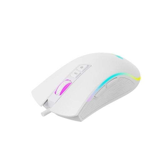 Maus Havit MS1034 USB 4800DPI Weiß Ergonomisch 7 programmierbare Tasten