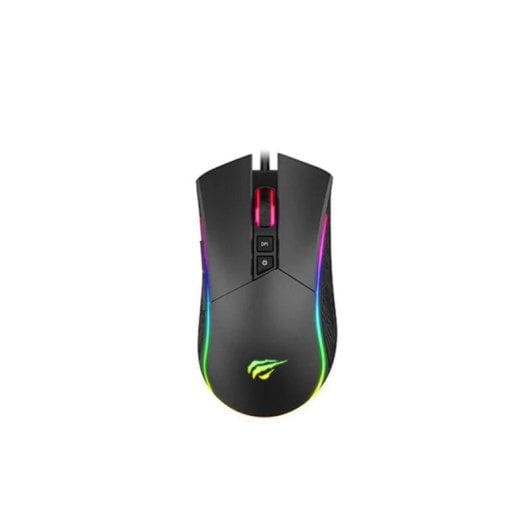 Ratón Havit MS1001S USB 4800DPI Noir RGB 7 Boutons Gaming
