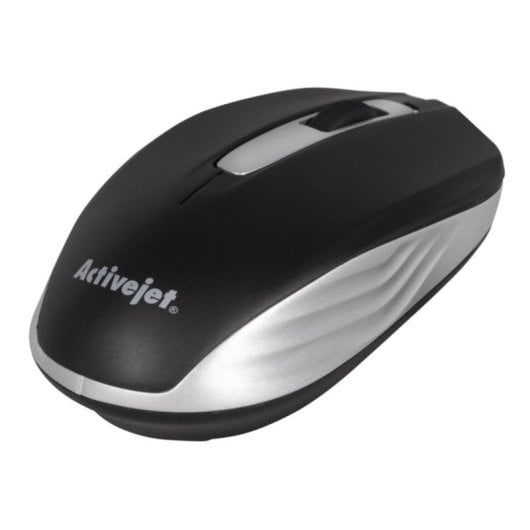 Maus Activejet AMY-313 RF Wireless 1200DPI Schwarz Grau Ambidextrous Plug&Play