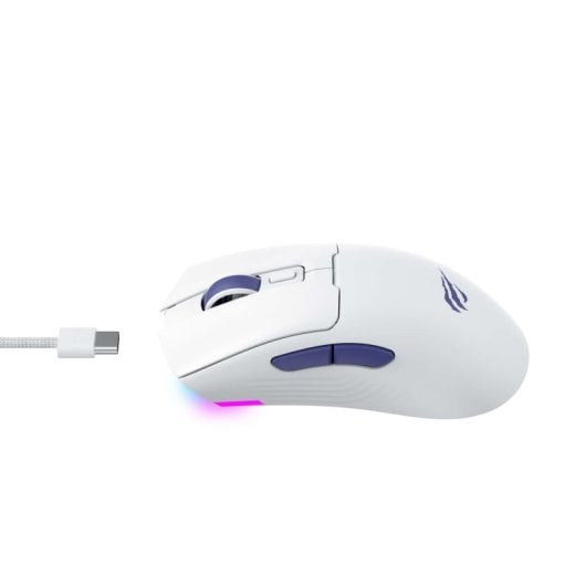 Maus Havit 6950676229837 Wireless/Bluetooth/USB 10000DPI Weiß 7 Tasten RGB