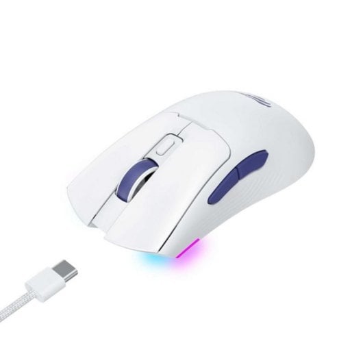 Maus Havit 6950676229837 Wireless/Bluetooth/USB 10000DPI Weiß 7 Tasten RGB
