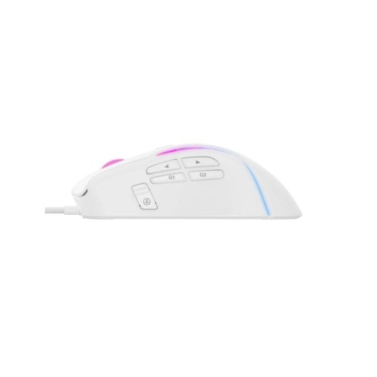 Mouse Havit MS1033 USB 8000 DPI Bianco 9 Pulsanti Programmabili Gaming