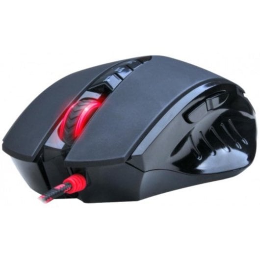 Maus A4Tech V8M USB Optisch 3200DPI Schwarz Rot 8 Tasten mit Speicher