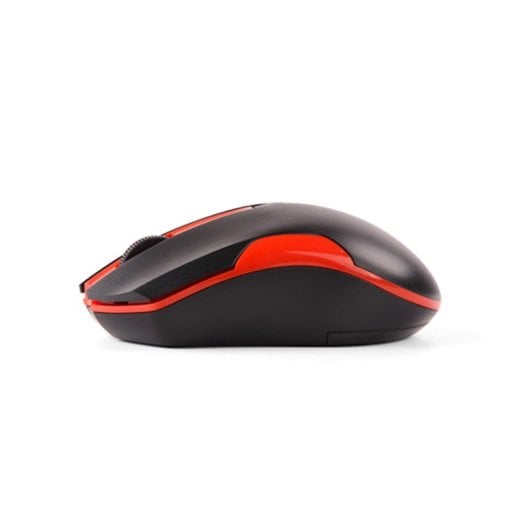 Maus A4Tech G3-200N RF Wireless 1000 DPI Schwarz Rot Ergonomisch Ambidextrous