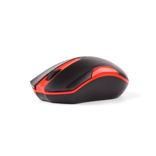 Maus A4Tech G3-200N RF Wireless 1000 DPI Schwarz Rot Ergonomisch Ambidextrous