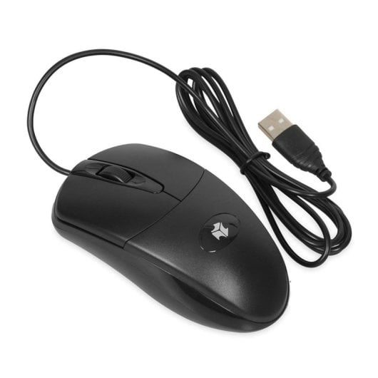 Souris iBox IMOF010 USB type A 1600 DPI Noir Ambidextre Ergonomique