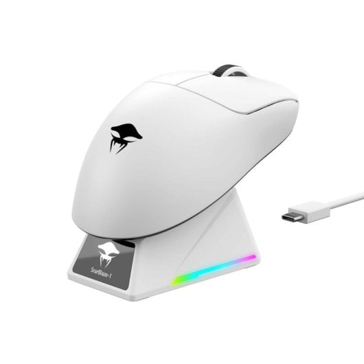 Souris Havit StarBlaze-1 Filaire Sans Fil 26000 DPI Noir Blanc 6 Boutons Léger