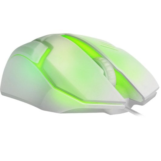 Mouse Defender Cyber MB-560L USB 1200 DPI Bianco Illuminazione RGB